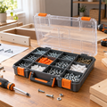 voqzunir Clear-Lid Small Parts Organizer — main product photo